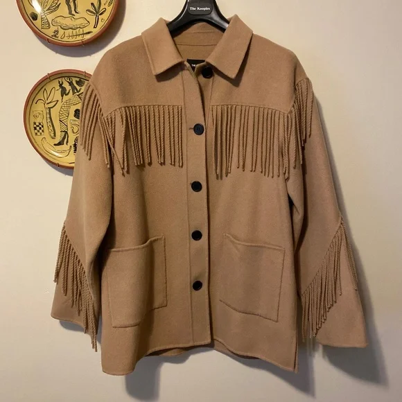The Kooples Jackets Coats The Kooples Fringe Jacket Poshmark